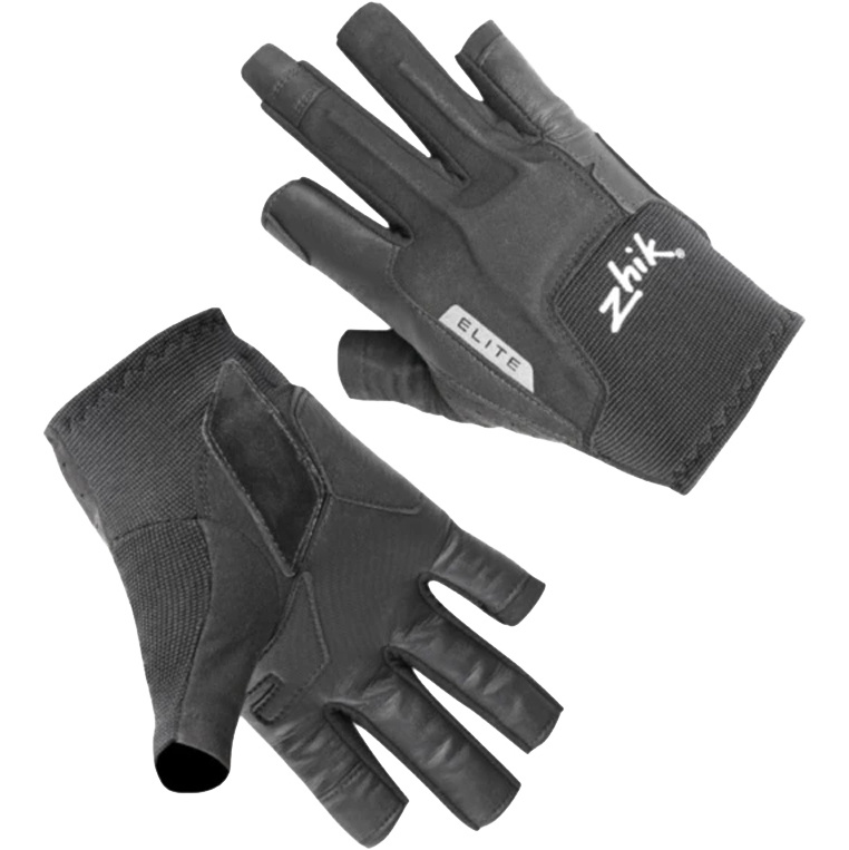 2026 Zhik Elite Halfvingerhandschoenen Glv-21 - Antraciet